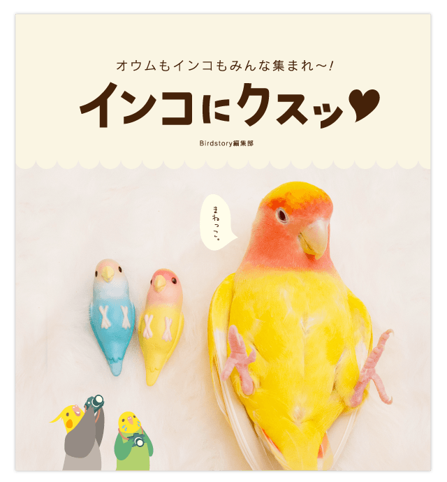 インコにクスッ 表紙