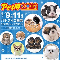 Pet博2016 in 横浜に出展します♪